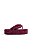 SAKURA - CHINELO FLATFORM TIRAS PUFFER BORDÔ - Imagem 1