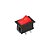Mini Chave Gangorra KCD11-101 2 Terminais (Vermelha) - Imagem 1
