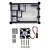Kit Case Acrílico Raspberry Pi4 (Cooler + 3 Dissip + Fonte) - Imagem 3