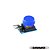 Módulo Botão 12mm Chave Táctil Push Button 3 Pinos Azul - Imagem 1