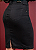 Saia Secretária Feminina Preta - Imagem 4
