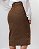 Saia Midi Marrom com Corrente Dourada - Imagem 3