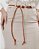 Saia Midi Modesta Bege Cinto Decorativo - Imagem 2
