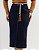 Saia Jeans Midi Moda Evangélica Grace com Cinto - Imagem 2