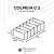 Colmeia Organizadora Bebê G 2 - 06 Divisões (Ideal para macacões e pijamas de fleece, conjuntos infantis) - Imagem 4
