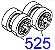 ROLETE DO TRACIONADOR PARA Epson WorkForce Pro EM-C8101 - Imagem 1