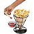 Suporte para servir batata frita Stand Cone espaço molheira - Imagem 3
