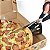 2 em 1 Tesoura Cortador de Pizza Espátula para servir - Imagem 1