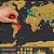 Mapa Mundi para Raspar Mapa do Mundo Grande 80 x 60 cm - Imagem 7