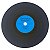 Jogo Americano Disco de Vinil Devious Sampler - azul - Imagem 1