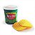 Porta Copos em Silicone Wavy Chips Veggie - 4 unidades - Imagem 2