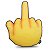 Almofada Emoticon - Emoji Dedo do Meio - Imagem 1