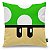 Almofada Gamer Cogumelo Verde 1 Up - Imagem 1