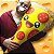 Almofada Gigante Pizza Feliz - Imagem 1