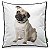 Almofada Love Dogs Black Edition - Pug - Imagem 1