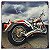 Placa de Metal Decorativa Harley Davidson Raio - 30 x 30 cm - Imagem 1