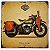 Placa de Metal Decorativa Harley Davidson WLA Army 1942 - 30 x 30 cm - Imagem 1