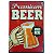 Placa de Metal Decorativa Premium Beer - 30 x 20 cm - Imagem 1