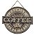 Placa de Metal Alto Relevo Coffee Premium Quality Since 1875 - Imagem 1