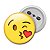 Botton Emoticon - Emoji Beijinho com Amor - Imagem 1