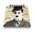 Bloco de Anotações Retrô Charlie Chaplin - Imagem 1