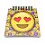 Bloco de Anotações Emoticon - Emoji Amor - Imagem 1