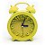 Relógio de mesa Retrô Moderno redondo - amarelo - Imagem 1