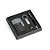 Kit de porta cartões, chaveiro e esferográfica C sintético, metal e alumínio Esferográfica com ponteira touch Em caixa almofadada - Imagem 1