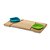 Base de mesa com 2 potes Bambu e silicone Incluso caixa de cartão Food grade - Imagem 5