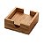 Kit de 4 porta copos Bambu 4 bases com caixa aberta - Imagem 4