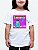 Camiseta Infantil Branca 100% Algodão 30/1 Penteado - 25 Tramas (Transfer - A4 Impressão Laser Malha Clara) - Imagem 2