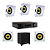 Kit 5.1 Home Theater JBL Receiver MA510 + Ci6SA Plus + Ci6S Plus + Sub Ci8P - Imagem 1