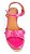 Sandália Bloquinho Jess Calçados em Couro Pink Fivela Detalhe em Laço - Imagem 6