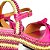 Sandália Bloquinho Jess Calçados em Couro Pink Fivela Detalhe em Laço - Imagem 7