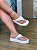 Tamanco Flatform Dedo Em Couro Branco - Imagem 1