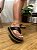 Tamanco de Dedo Flatform Lud em Couro Preto - Imagem 4