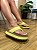Tamanco de Dedo Flatform Lud em Couro Amarelo - Imagem 9