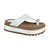 Tamanco de Dedo Flatform Lud em Couro Branco - Imagem 5