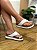 Tamanco de Dedo Flatform Lud em Couro Branco - Imagem 3
