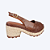 Sandália Bloquinho Corda Café - Imagem 3