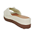 Tamanco flatform bege lacinho - Imagem 4