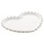 Mini Prato Porcelana Coração Beads Branco 11,6cm 28491A - Imagem 2