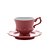 Xícara de Café Porcelana com Pires Fancy Rosé 90ml 17748A - Imagem 3