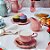Xícara Chá Porcelana com Pires Fancy Rosé 200ml 17747A - Imagem 6
