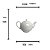 Bule para Chá em Cerâmica 1,25L 118254 - Imagem 3