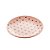 Prato de Sobremesa Cerâmica Pequenos Corações Rosa 19,5cm 90590 - Imagem 1