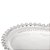 Prato Sobremesa Coração Pearl Bolinhas Transparente 18cm 28371A - Imagem 4