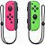 Controle Joy-Con L/R Rosa e Verde - Switch - Imagem 2