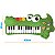 Teclado Musical Infantil Crocodilo Baby – Multikids BR1445 - Imagem 4