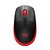 Mouse sem fio logitech m190 vermelho - Imagem 1